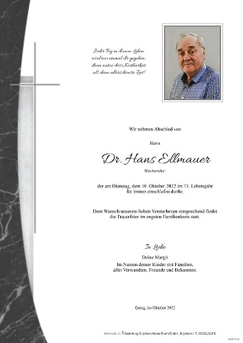 Dr. Hans Ellmauer